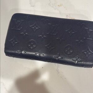 Louis Vuitton Midnight Blue Embossed Wallet